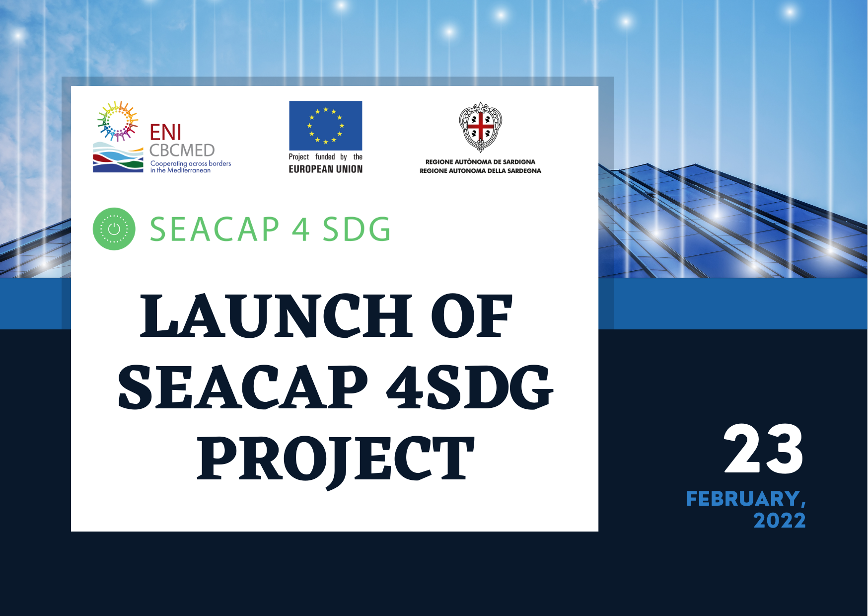 Fostering cost effective energy rehabilitations of public buildings: Launch of SEACAP4SDG project