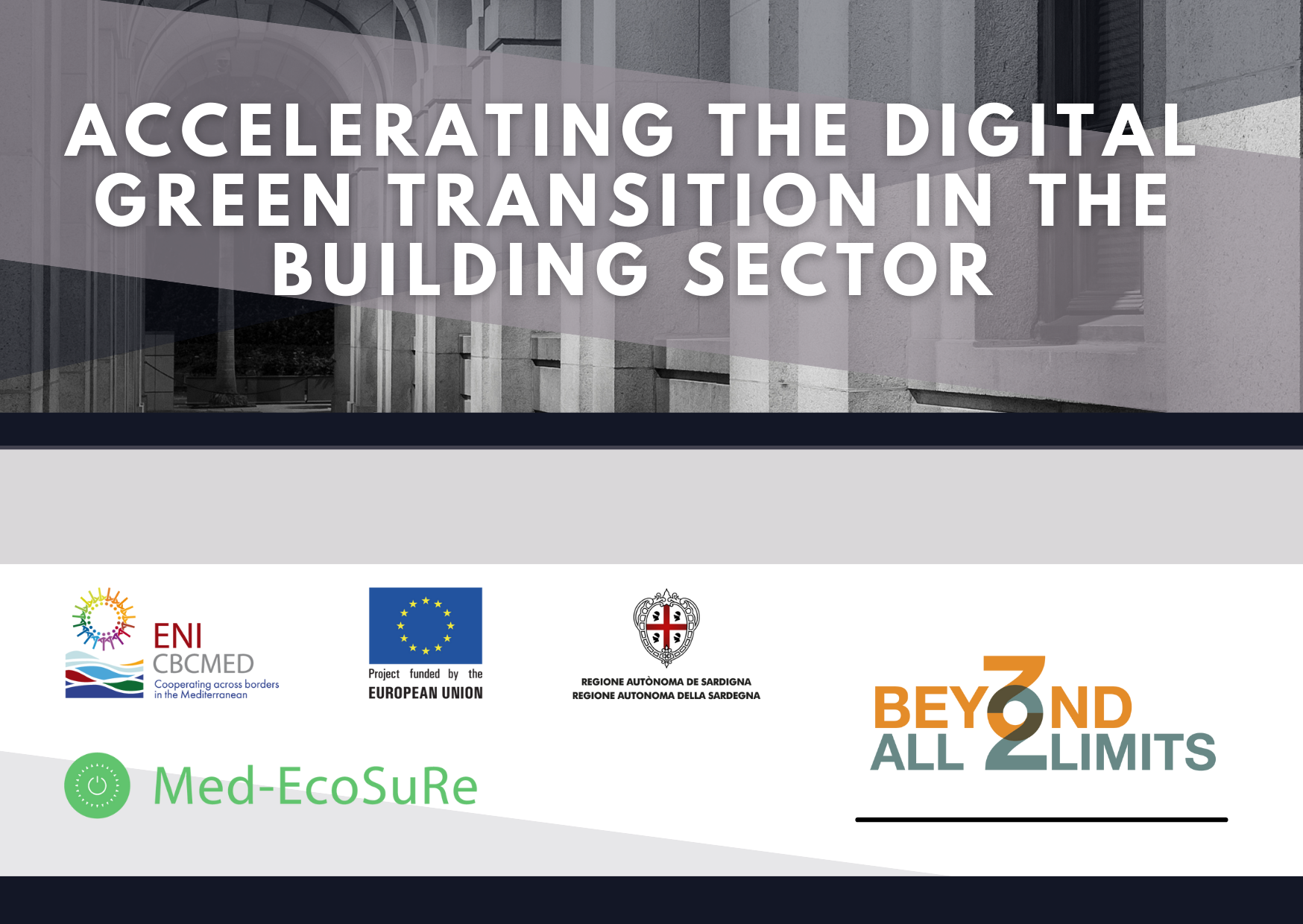 Med-EcoSuRe in Beyond All Limits conference: Accelerating the digital green transition in the building sector