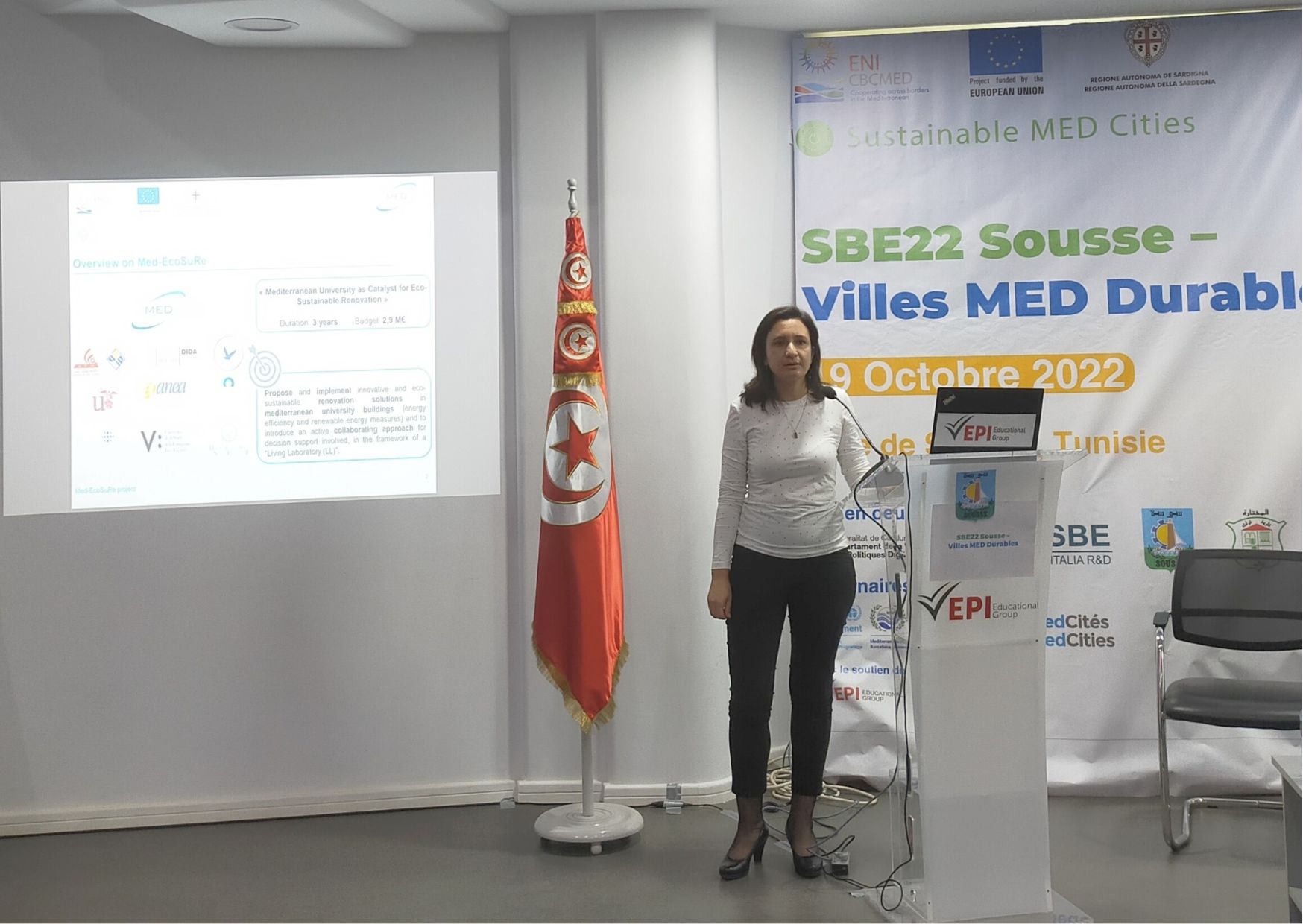 Med-EcoSuRe outlines the participatory approach for university building renovation at an international seminar