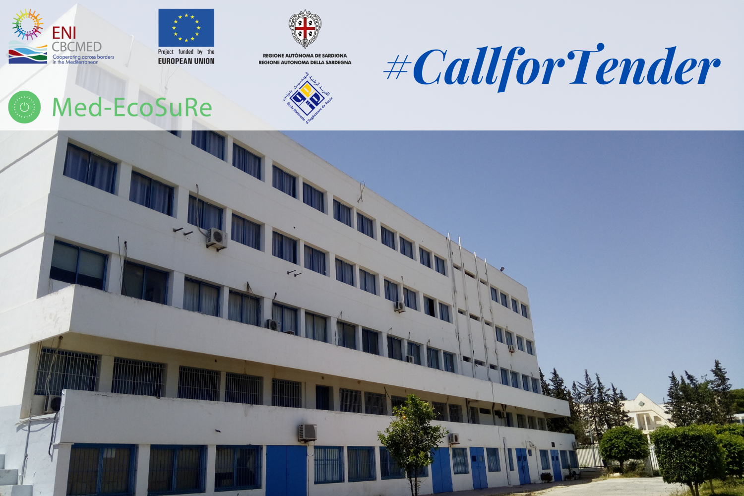 Med-EcoSuRe launches a call for tender in Tunisia for the supply and installation of a rooftop solar photovoltaic system