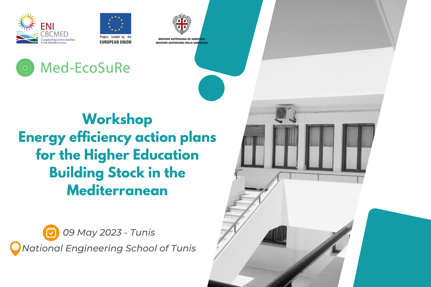 Med-EcoSuRe organizes a workshop on energy efficiency action plan for the Higher Education Building Sector in Tunisia