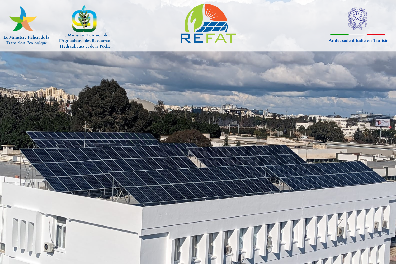 [REFAT] Inauguration de la première installation photovoltaïque de puissance 69,3 KWc au sein du ministère de l’Agriculture, des Ressources hydrauliques et de la Pêche